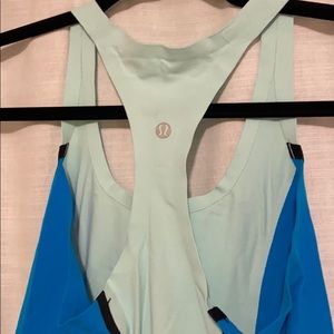 Women’s Lululemon Black/Blue/Mint Green Tank